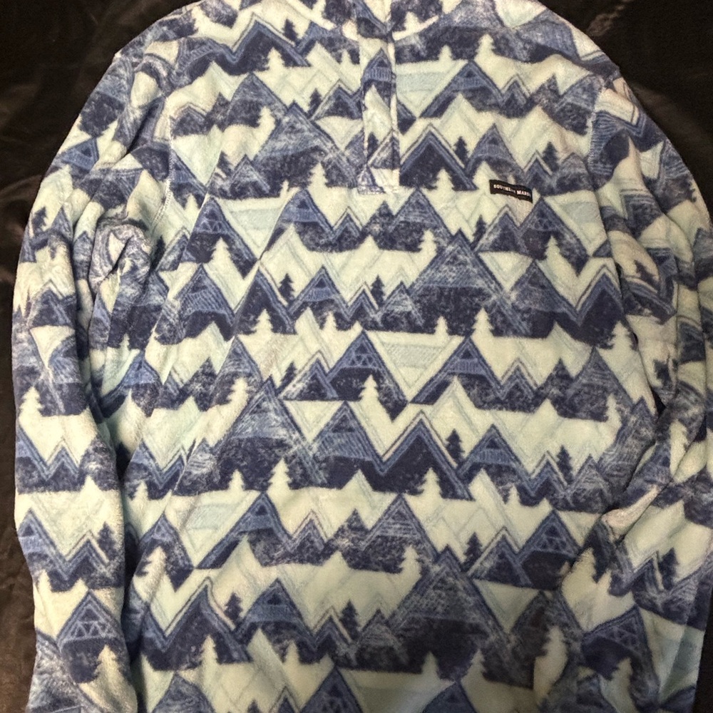 Southern Marsh Men's Blue Mountain Pattern Jacket